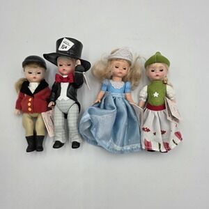 4 Madame Alexander McDonalds Dolls Cinderella Gretel Mad Hatter Equestrian Girl